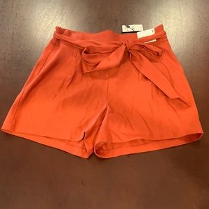 High waisted linen shorts - sz 8